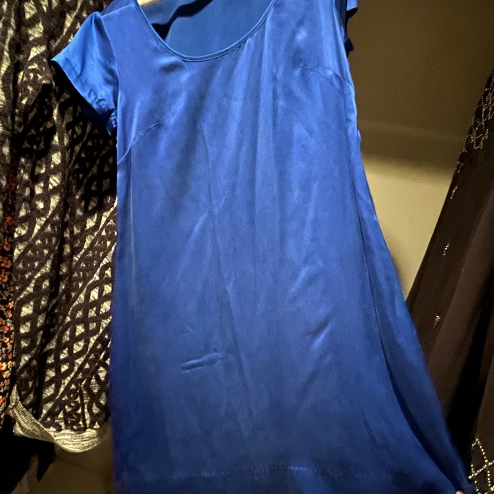 Matty M Blue Mini Dress